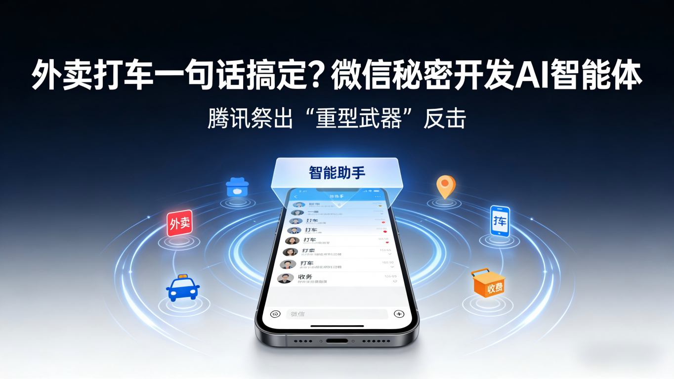 微信内嵌“超级入口”？腾讯携14亿流量豪赌AI智能体，反击号角已吹响