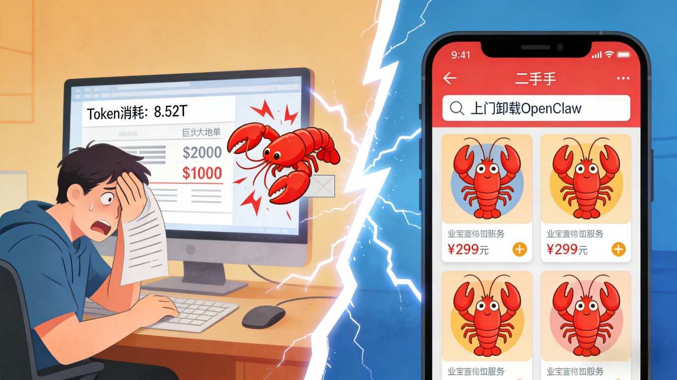 从“赛博牛马”到“电子河豚：AI智能体OpenClaw火爆一周即遭“反向收割”，上门卸载服务竟成二手平台新宠