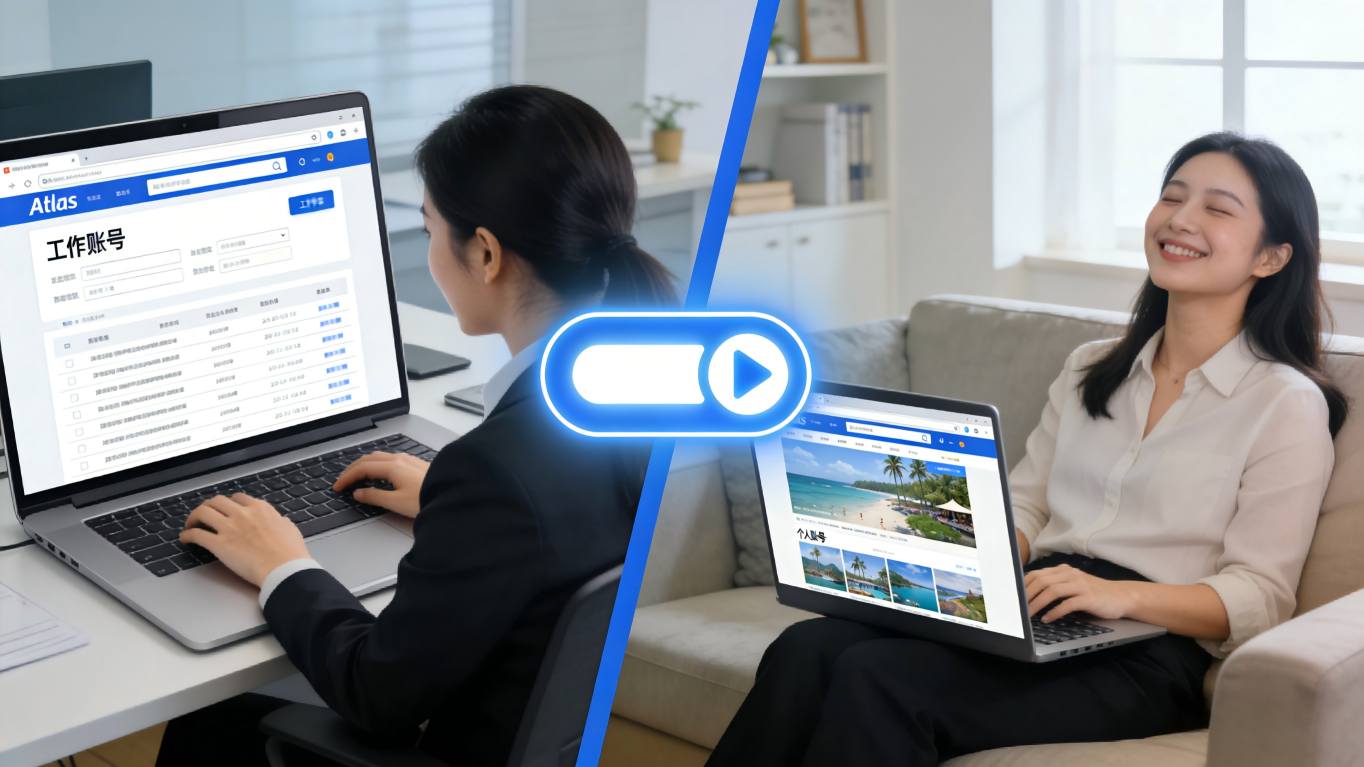 终结你的“人格分裂”？OpenAI Atlas浏览器重大更新：工作与生活一键切割