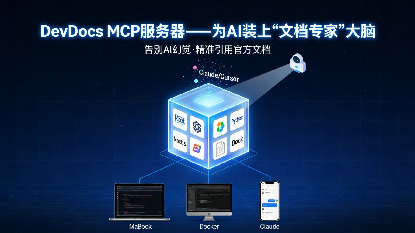 告别AI“幻觉”：DevDocs MCP服务器测评——让你的AI编码助手变身“文档专家”