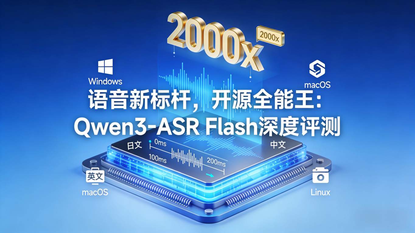 语音新标杆，开源全能王：Qwen3-ASR Flash 大模型深度评测