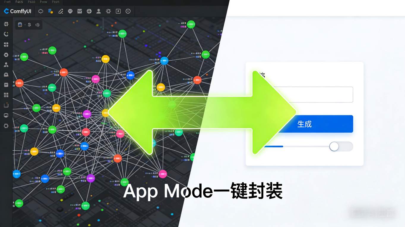 不只是简化，更是重生：ComfyUI 启动“应用化”革命，复杂工作流一键打包成Web App