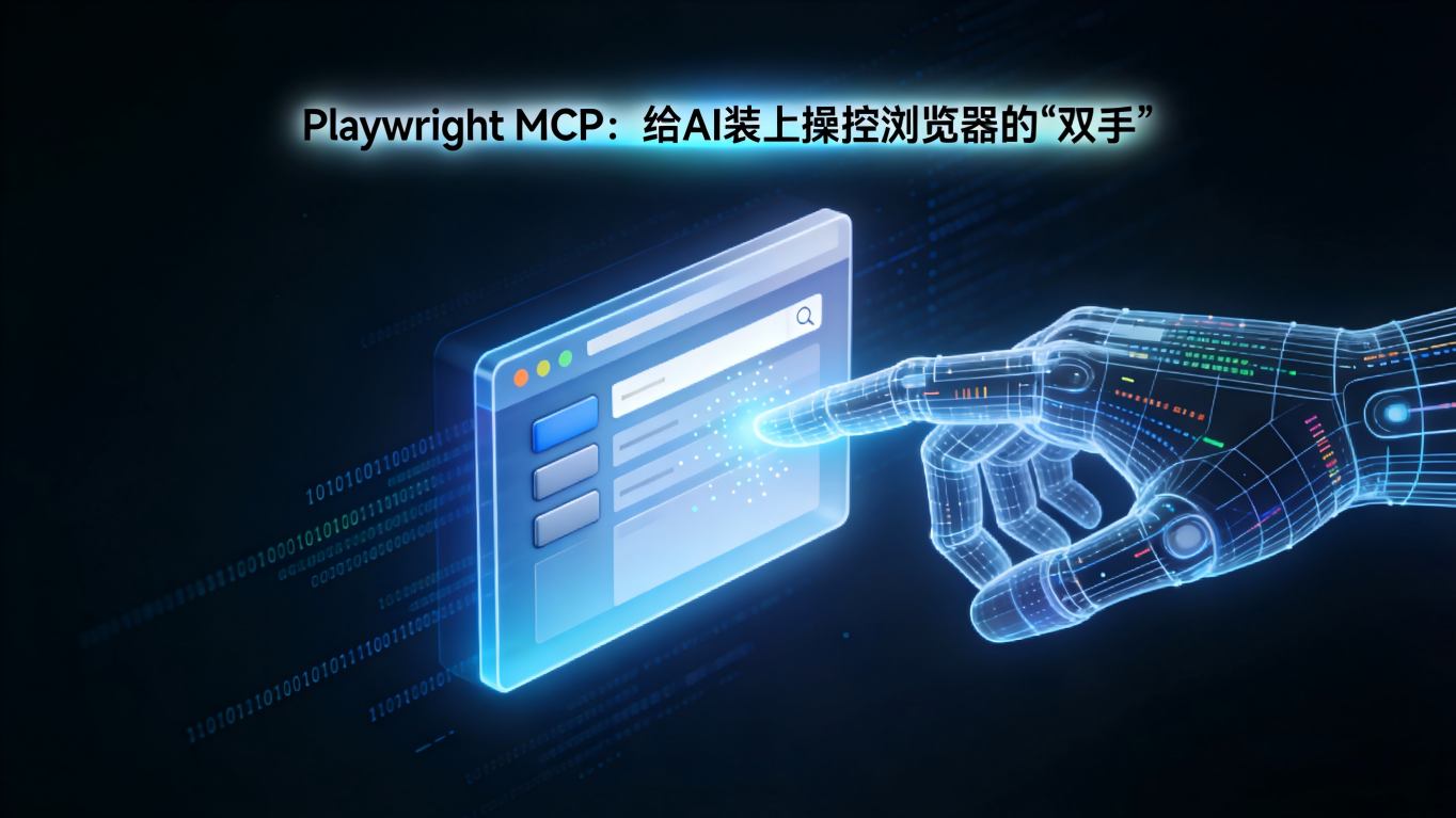 扔掉鼠标！让AI替你操控网页：Playwright MCP服务器深度测评