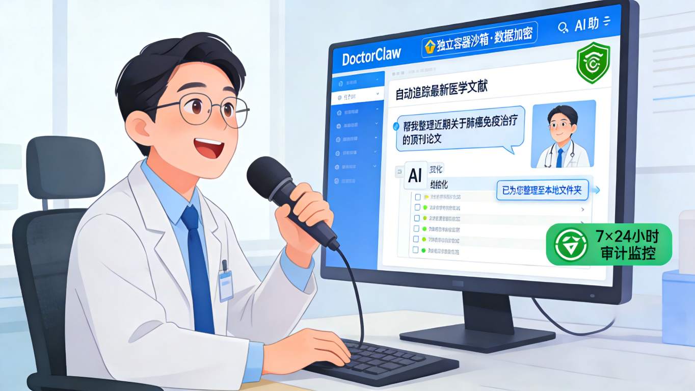 百度健康推“DoctorClaw”AI医生助手：医学检索与办公辅助先行，开启医生数字员工时代