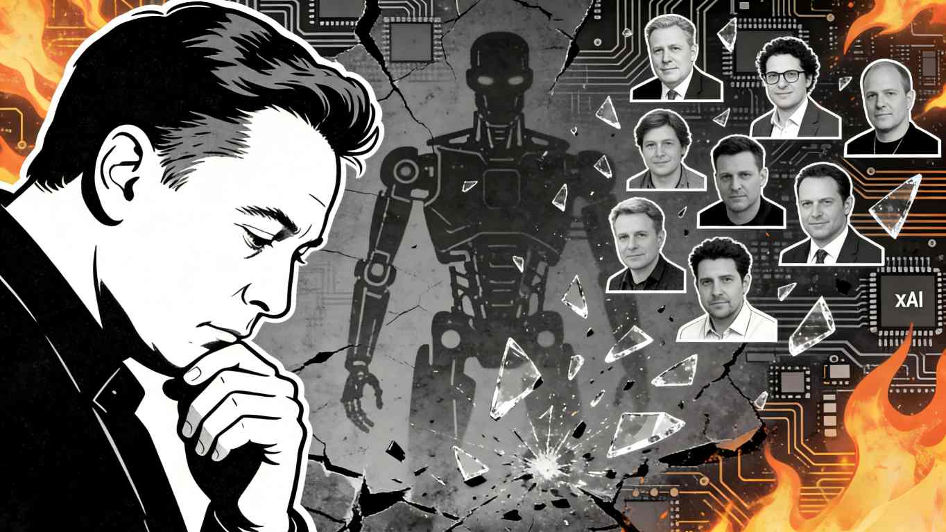 “11罗汉”几近倒戈:马斯克罕见低头认错,重塑xAI押注“数字员工”