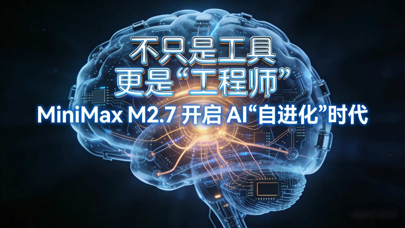 不只是工具更是“工程师”：MiniMax M2.7开启AI“自进化”时代，深度参与自我迭代