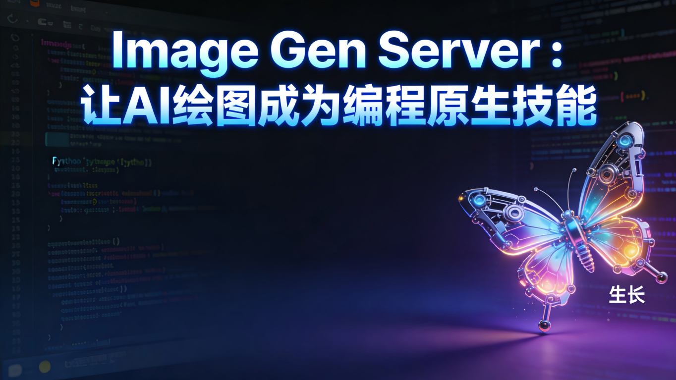 揭秘“Image Gen Server”：一款让AI绘图软件“免费开挂”的MCP神器