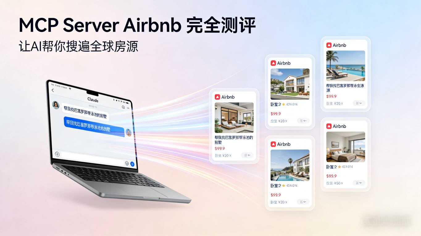 炸裂！让AI帮你搜Airbnb：MCP Server Airbnb 完全测评 & 手把手接入指南