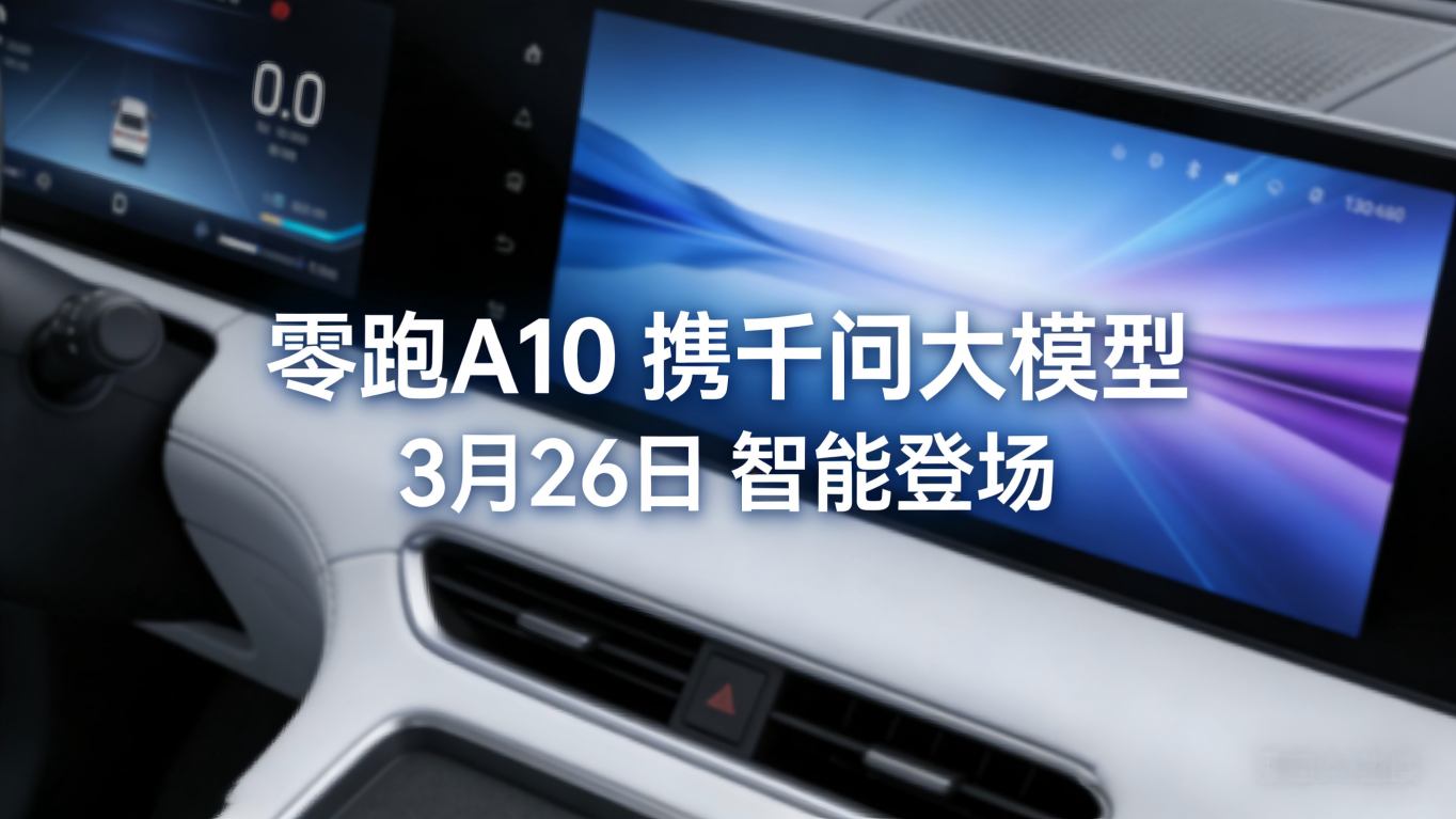 智能座舱新标杆：零跑A10携千问大模型登场，3月26日定义“AI汽车”