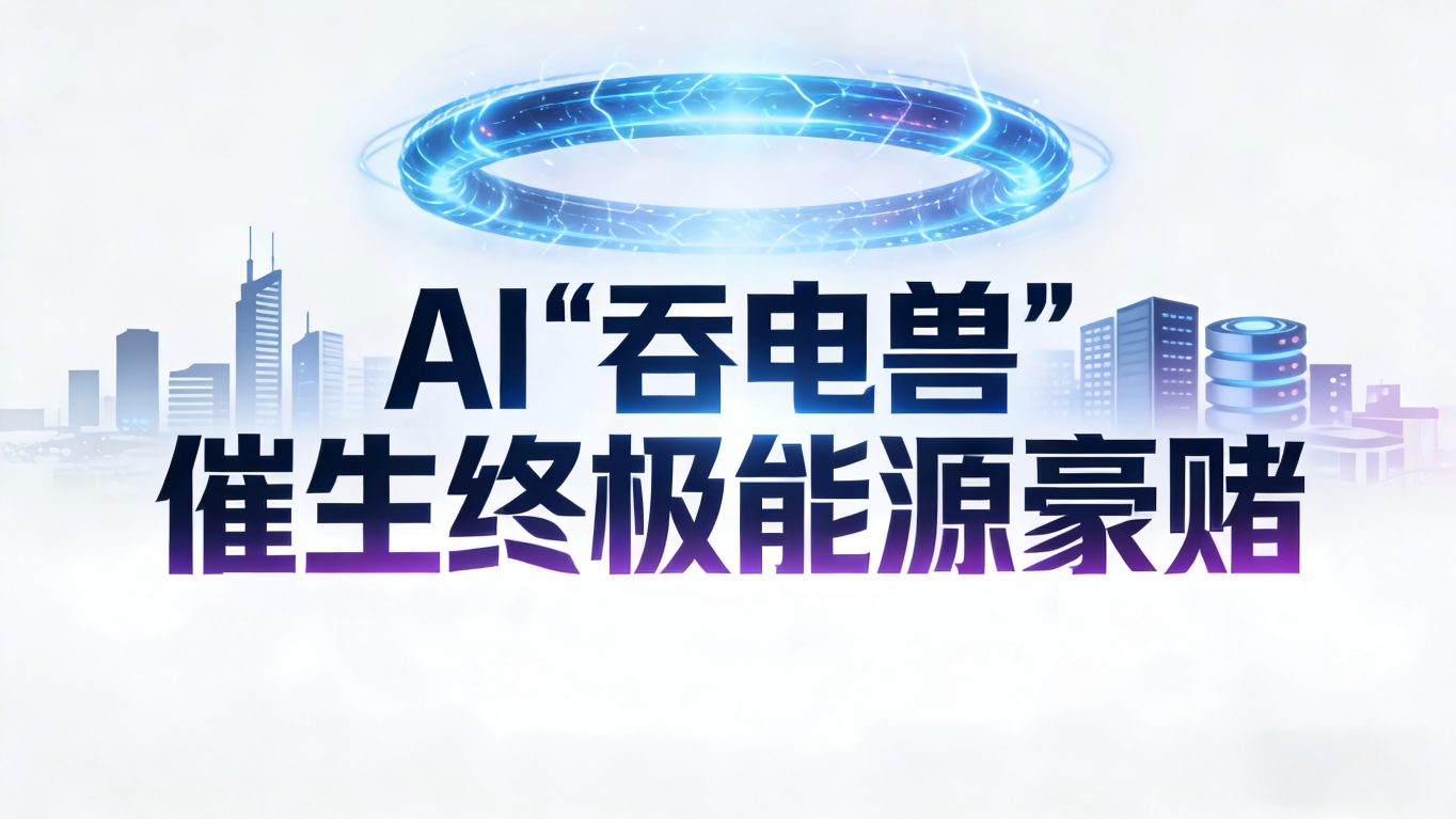 AI“吞电兽”催生终极能源豪赌：奥尔特曼押注8000座核聚变堆，中国产业链提前卡位
