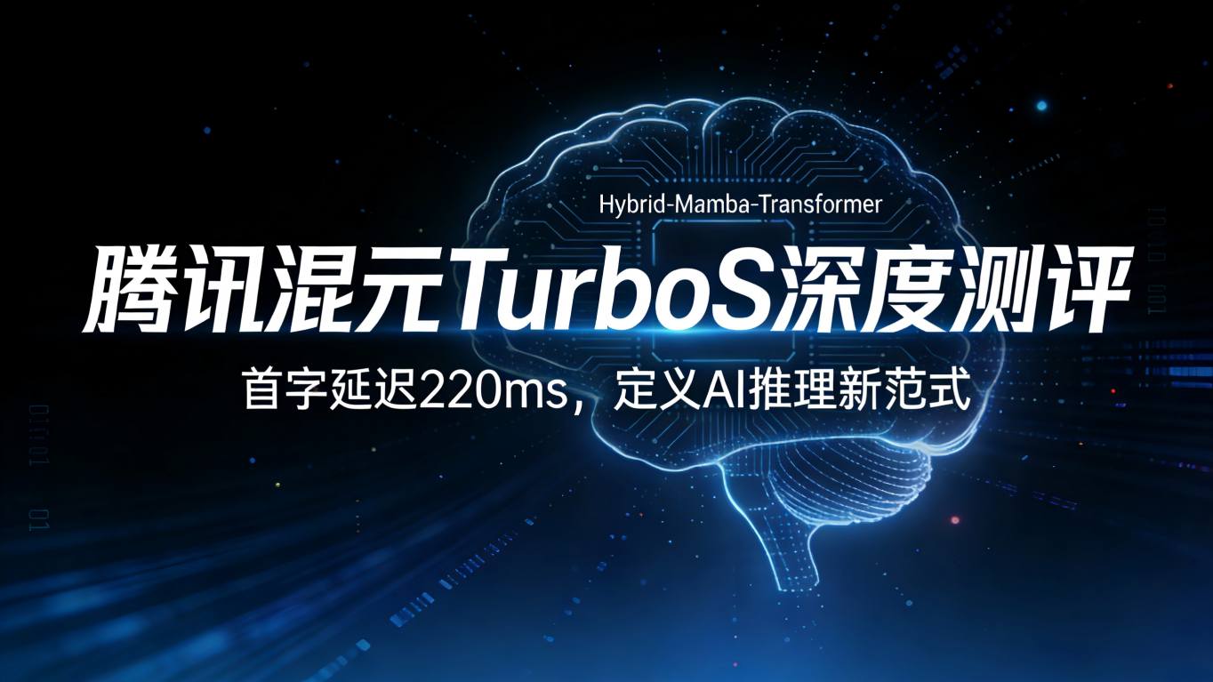 腾讯混元TurboS深度测评：首字延迟仅220ms的“快思考”王者，能否定义AI推理新范式？
