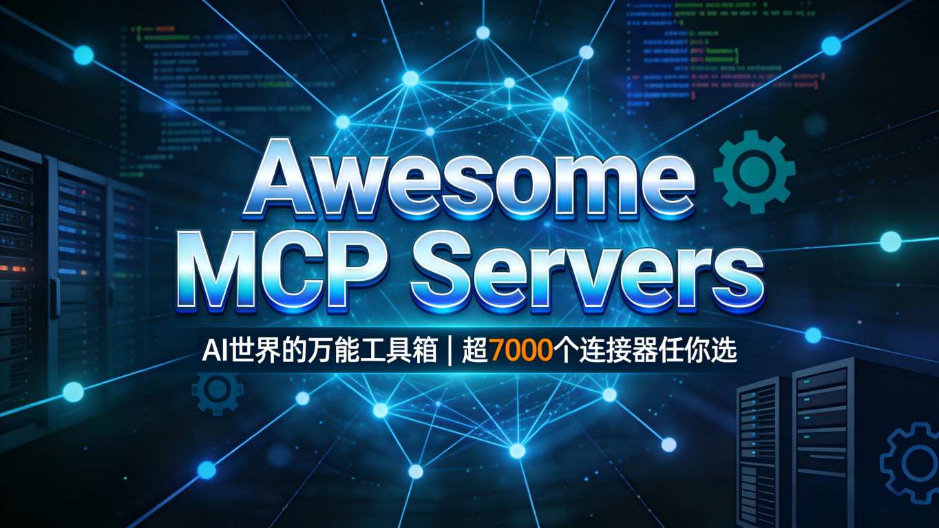 🔥 Awesome MCP Servers N1h测评：AI世界的“万能工具箱”，超7000个连接器任你选