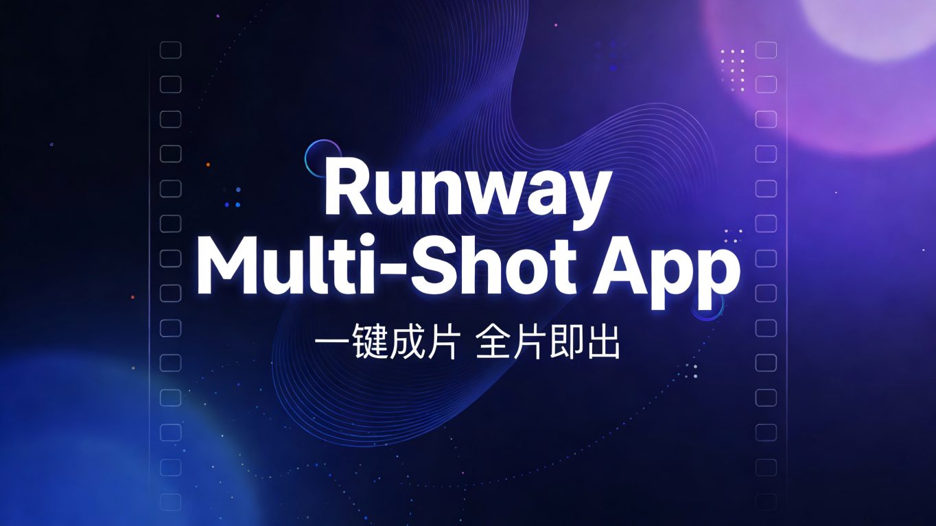 AI视频创作迎来“导演时刻”：Runway推出Multi-Shot App，一键生成完整短片