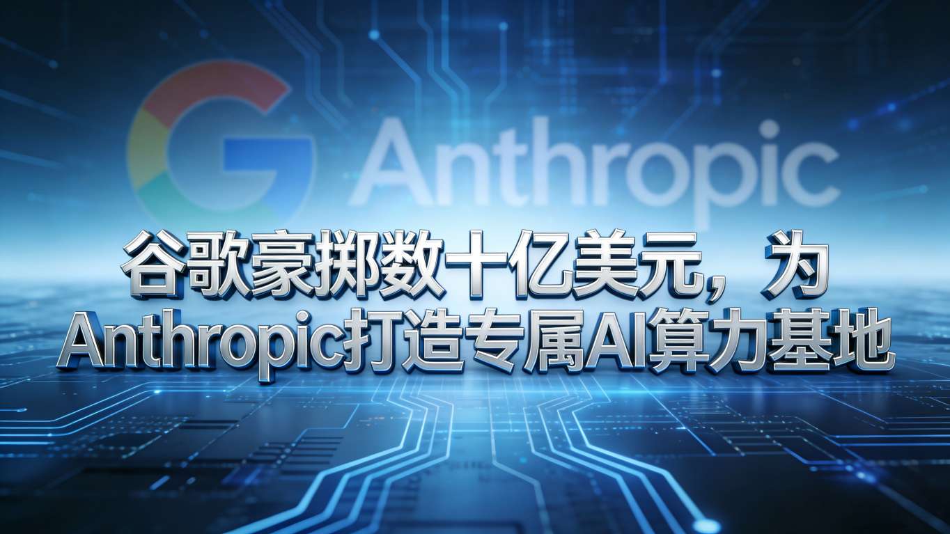 算力即军火：谷歌被曝豪掷超50亿美元，为Anthropic打造专属AI“能源基地”