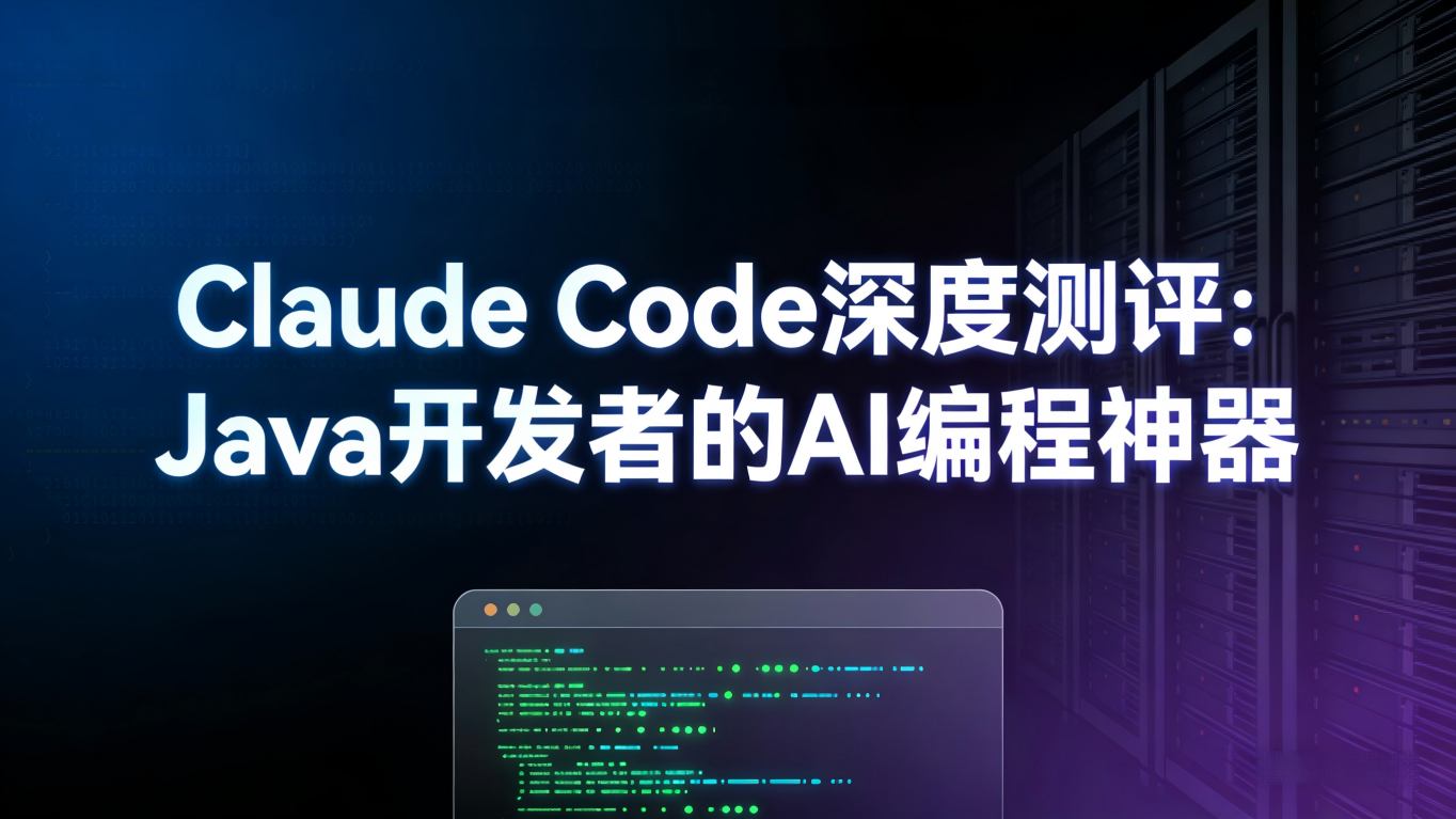 一文说透Claude Code：2026 Java开发者AI编程神器，真香还是坑？