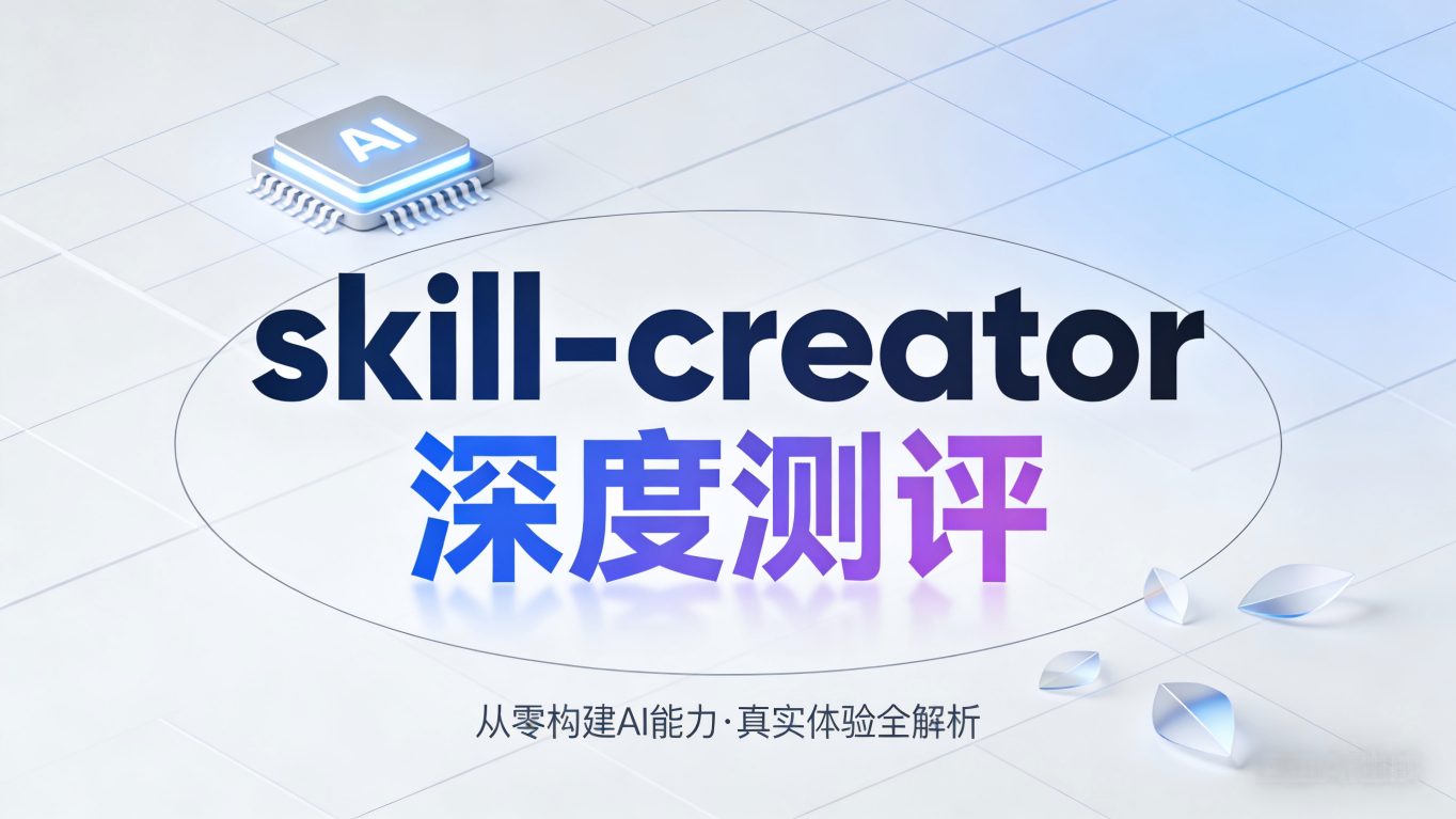 深度测评｜Anthropic skill-creator实测：你的AI技能工厂，是生产力神器还是玩具？