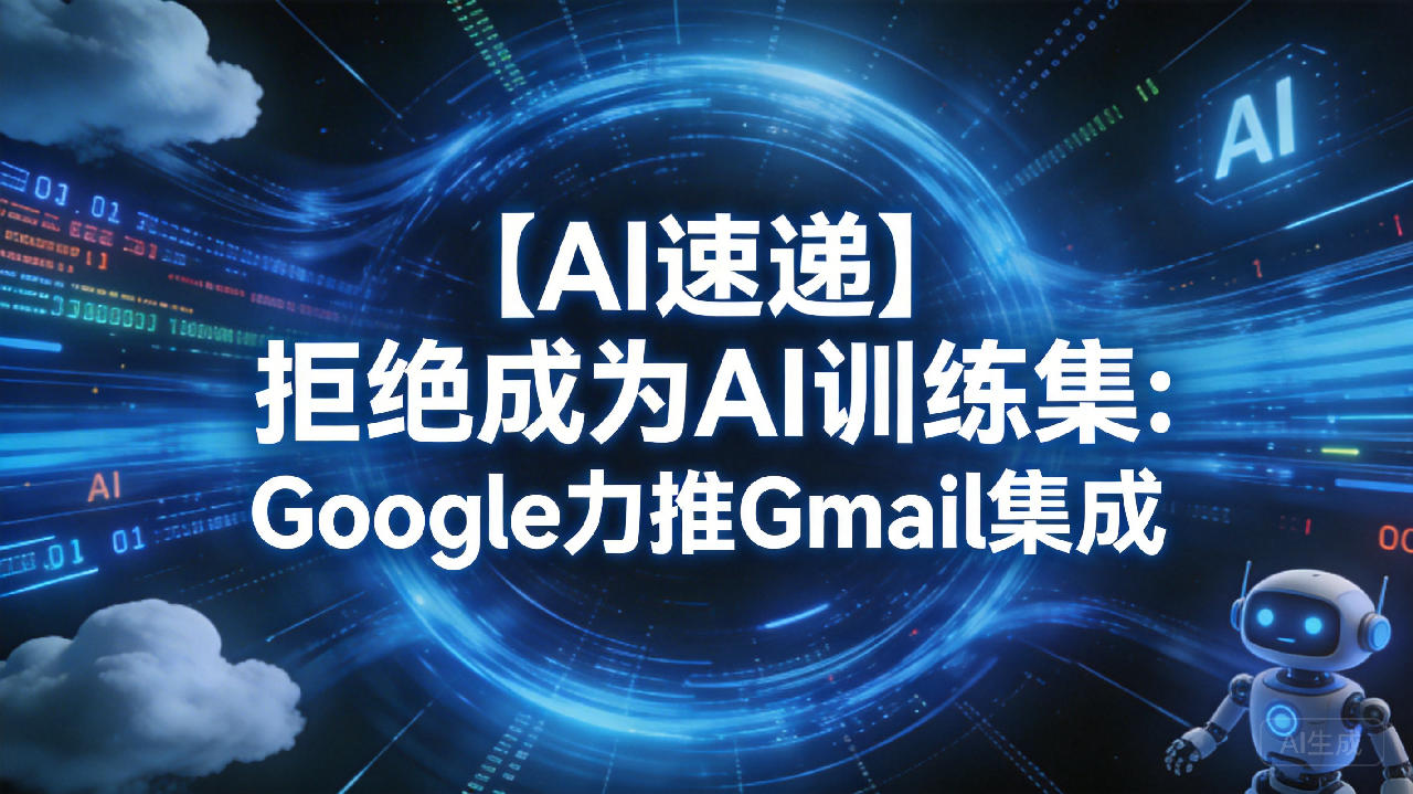 【AI速递】拒绝成为AI训练集：Google力推Gmail集成