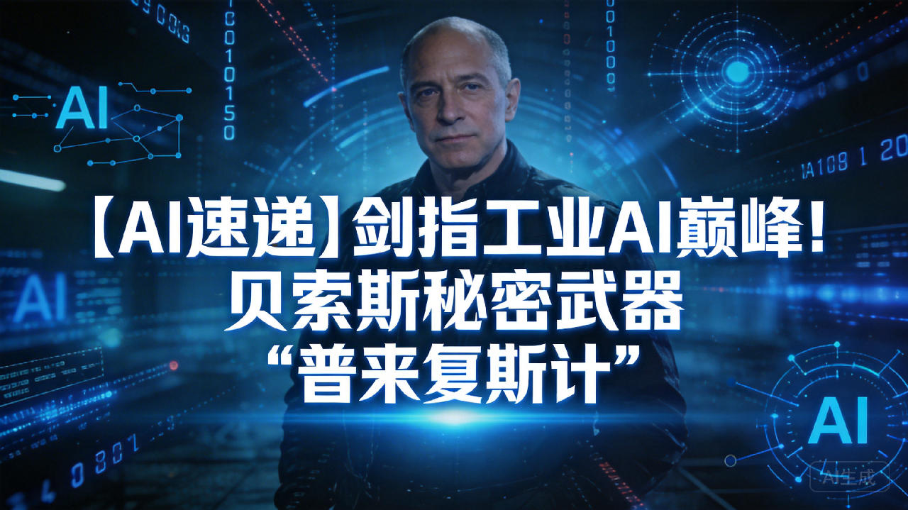【AI速递】剑指工业 AI 巅峰！贝索斯秘密武器“普罗米修斯计