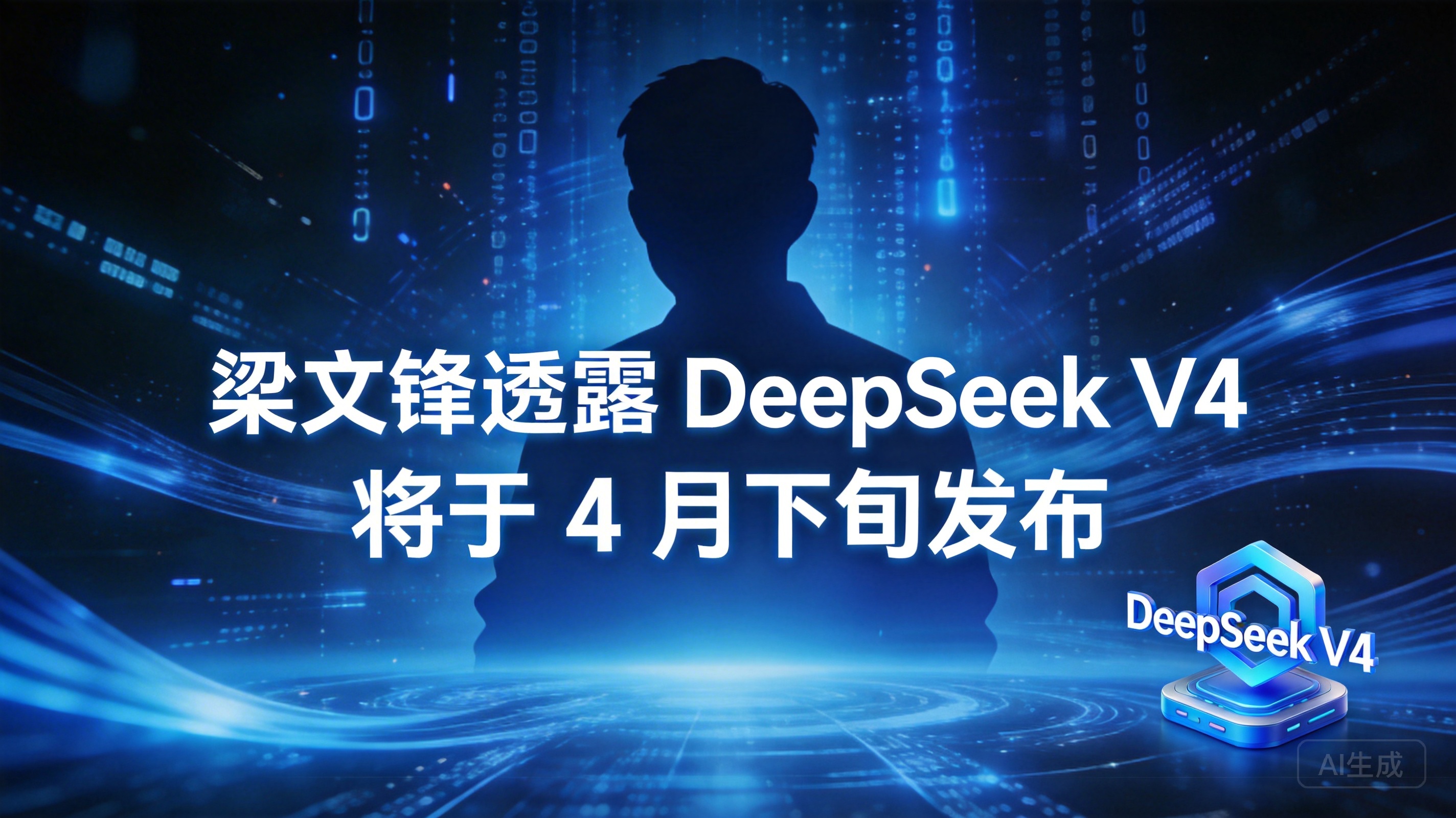 ​梁文锋透露 DeepSeek V4 将于 4 月下旬发布