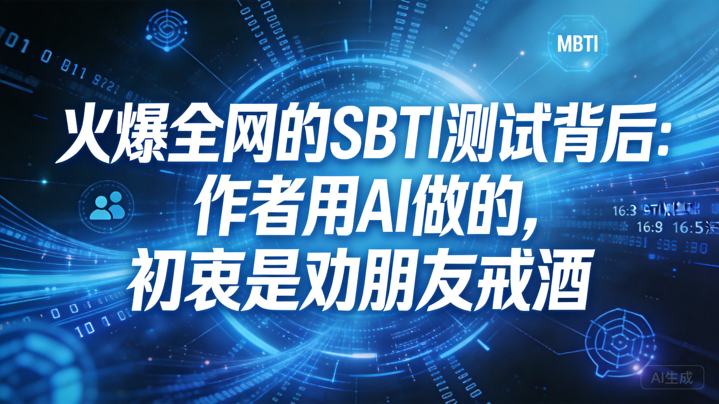 火爆全网的 SBTI 测试背后：作者用 AI 做的，初衷是…