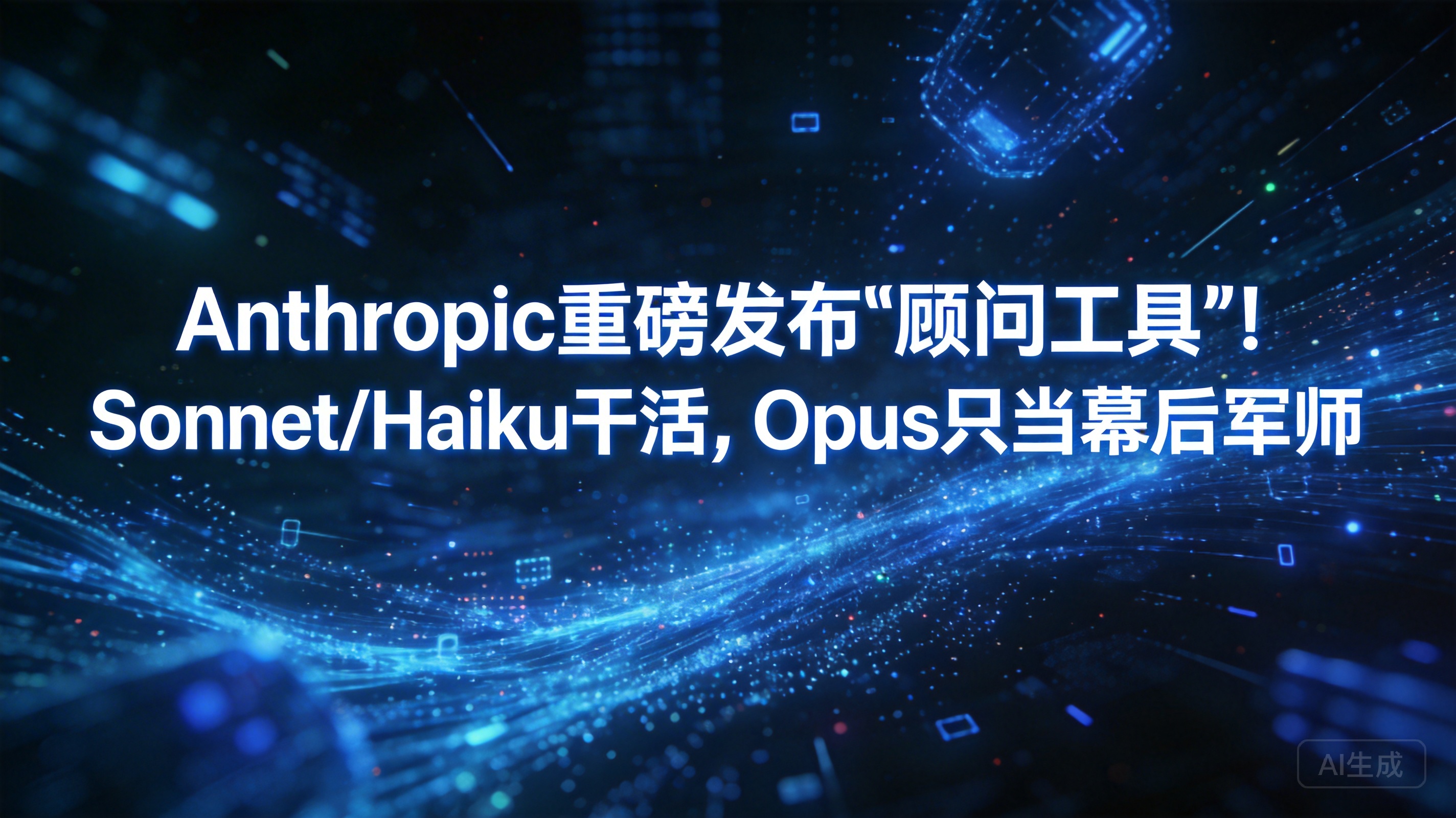 Anthropic 重磅发布“顾问工具”！Sonnet/H…