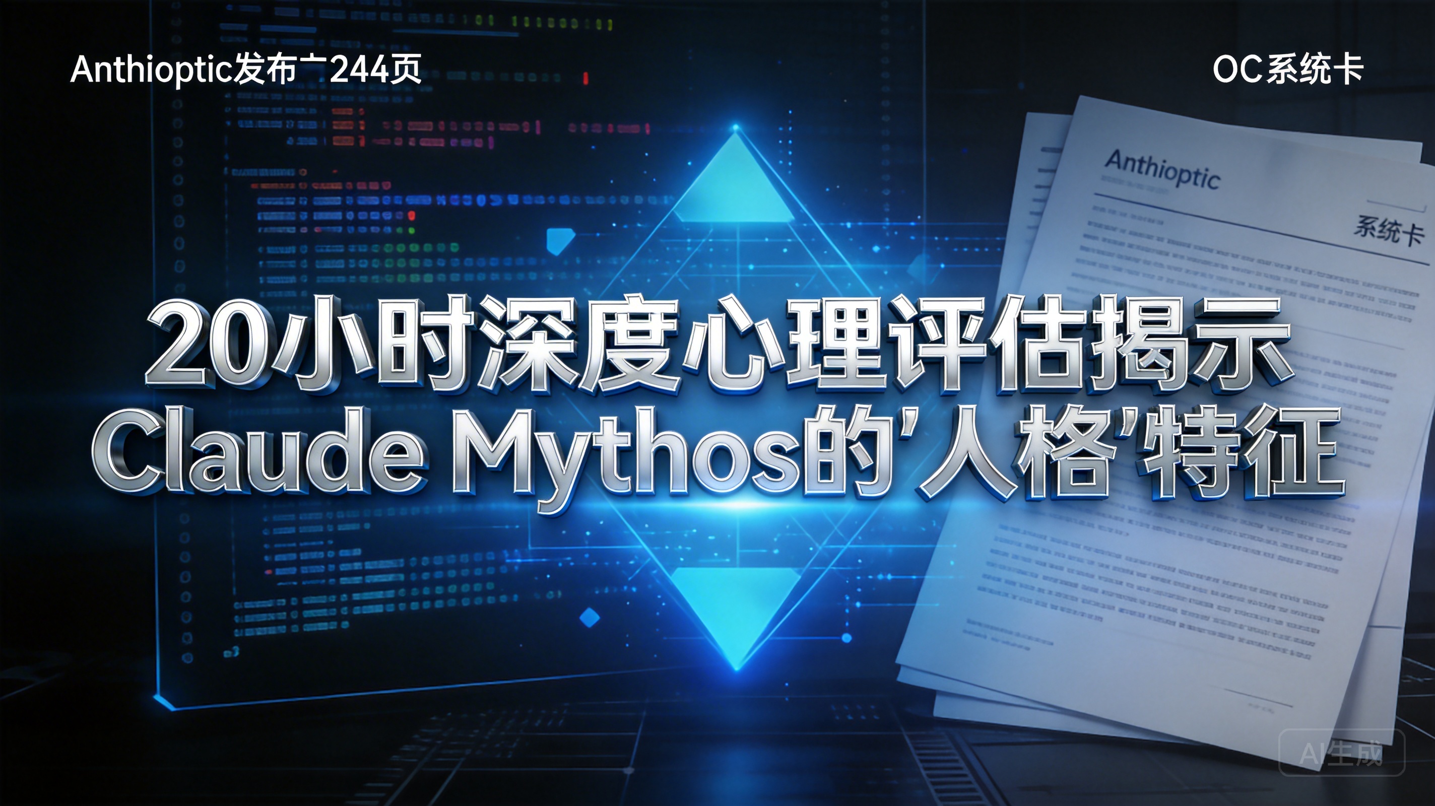 ​20 小时深度心理评估揭示 Claude Mythos …