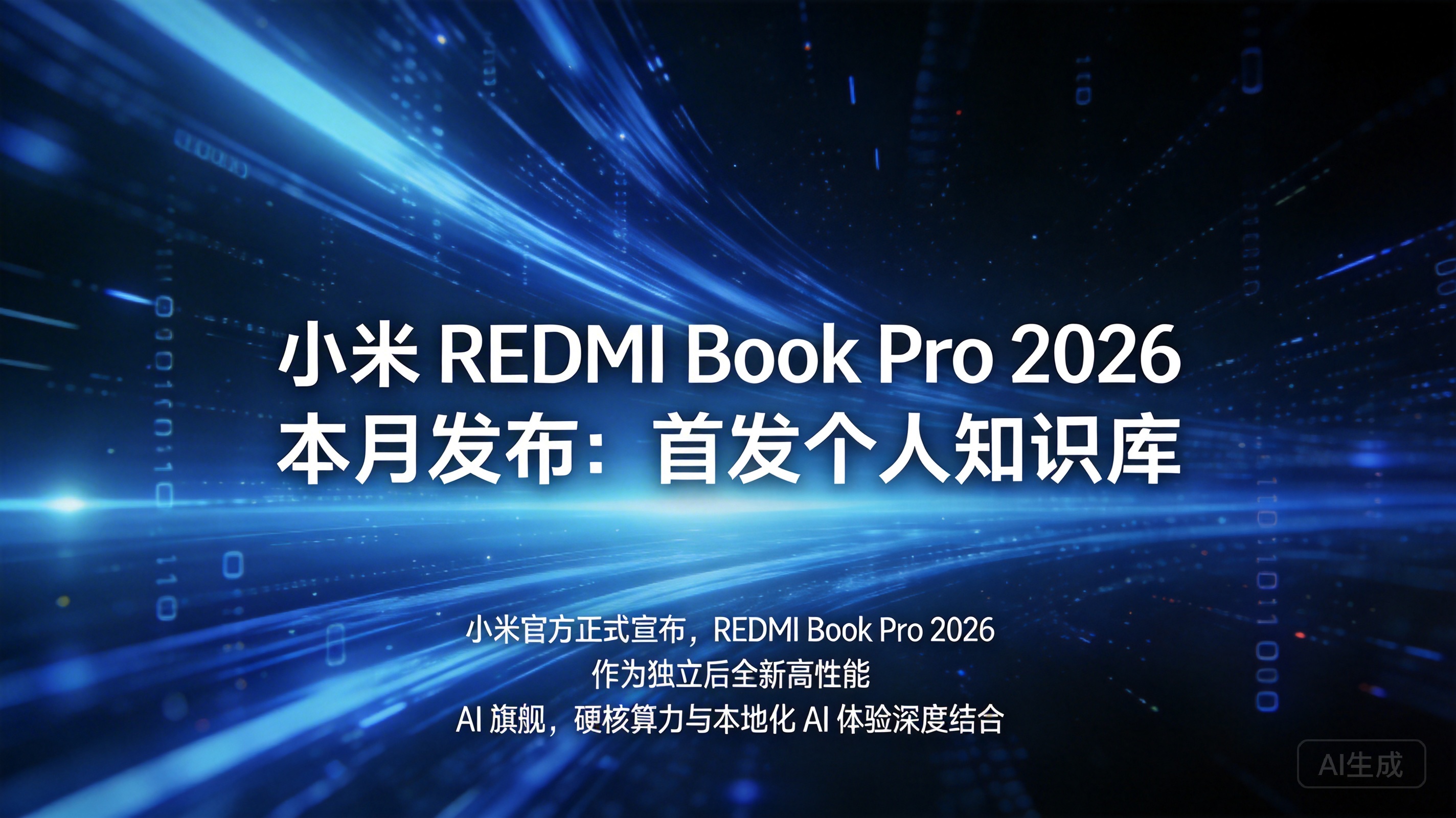 小米 REDMI Book Pro 2026 本月发布：首…