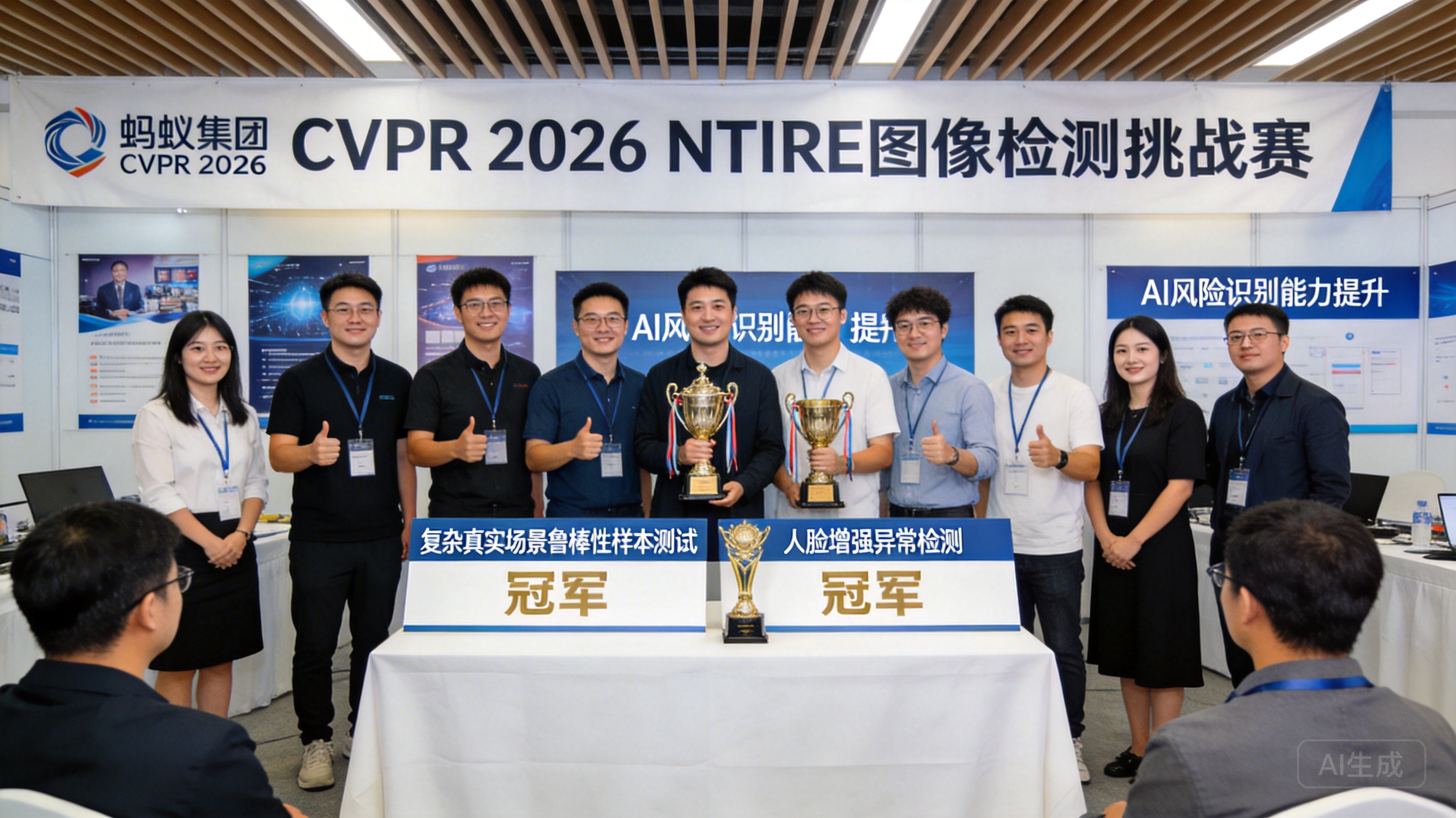 蚂蚁集团斩获计算机视觉顶会冠军，AIGC检测实现“实战级”跃迁
