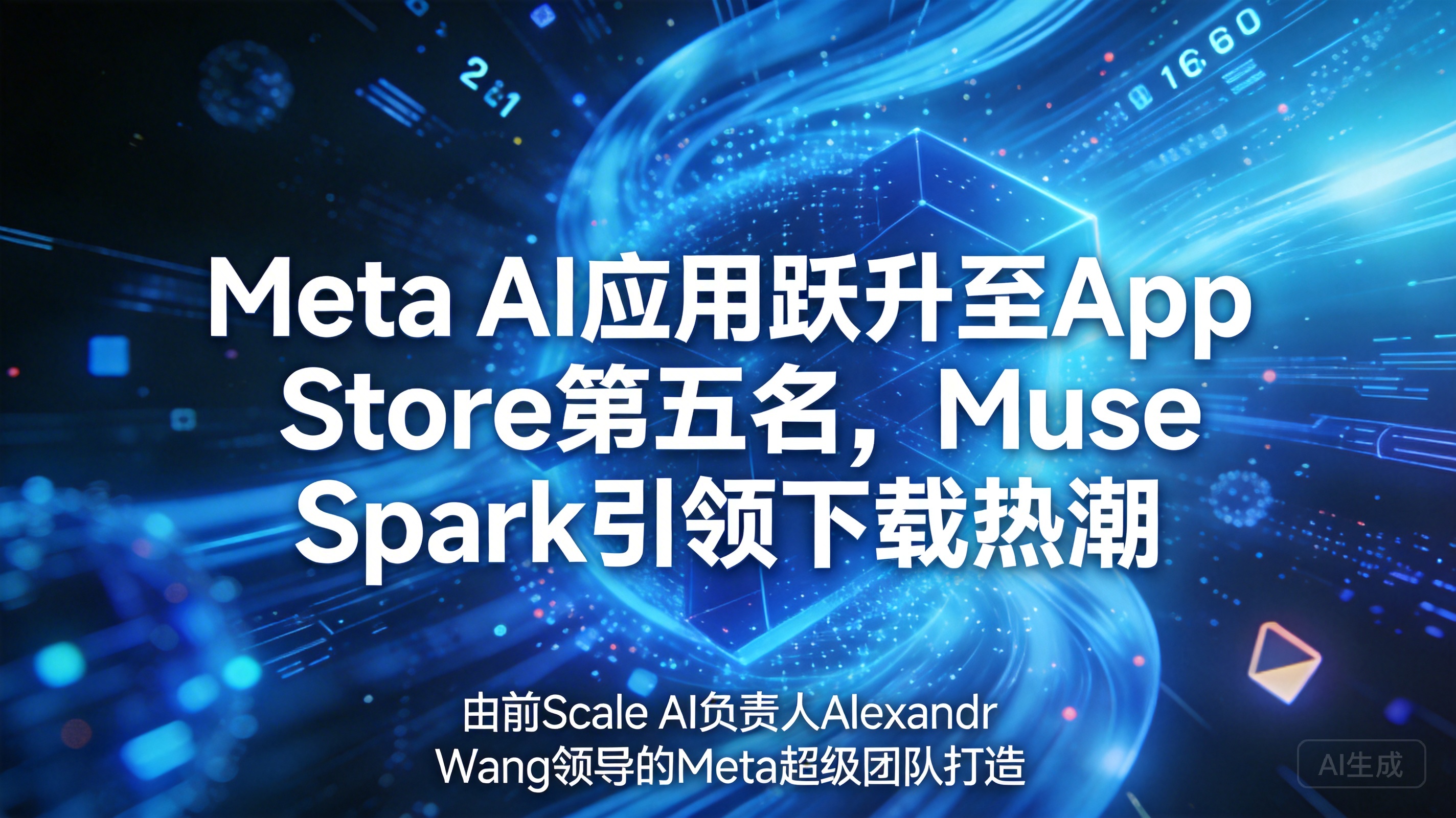 ​Meta AI 应用跃升至 App Store 第五名，…