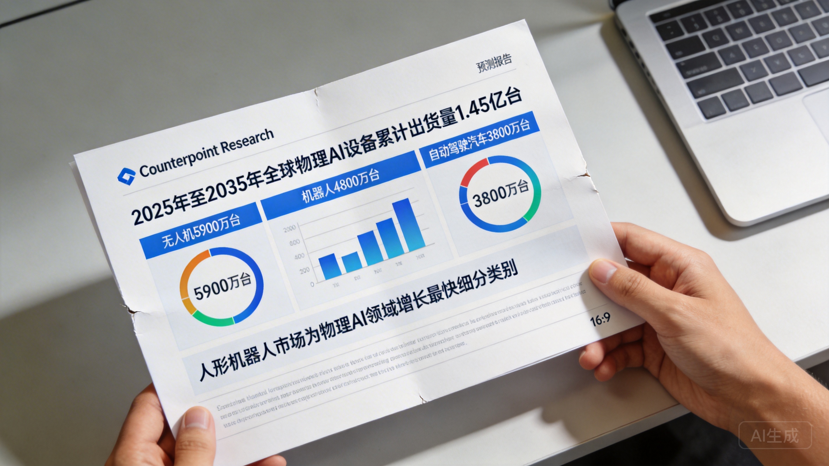 物理 AI 设备将迎来爆发：2035 年预计出货量达 1.45 亿台
