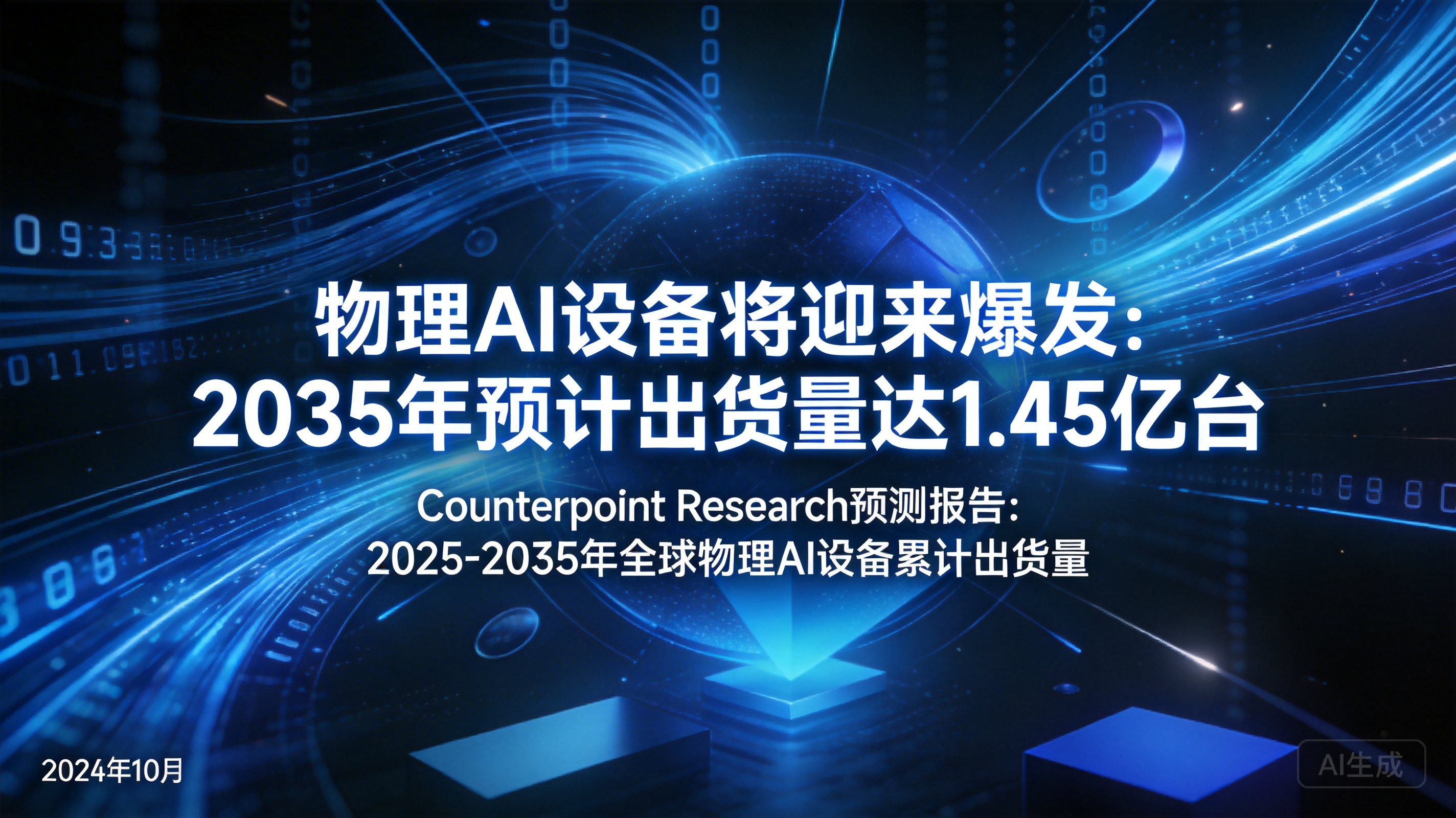 物理 AI 设备将迎来爆发：2035 年预计出货量达 1.…