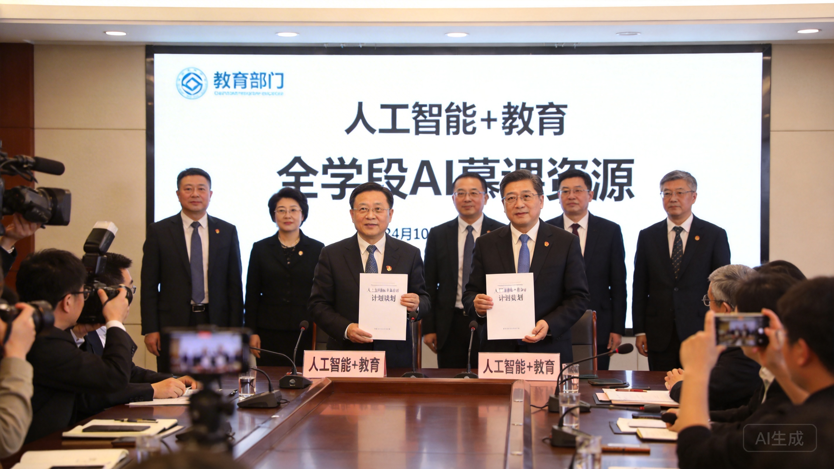 五部门印发《“人工智能+教育”行动计划》,国家将开发全学段AI慕课资源