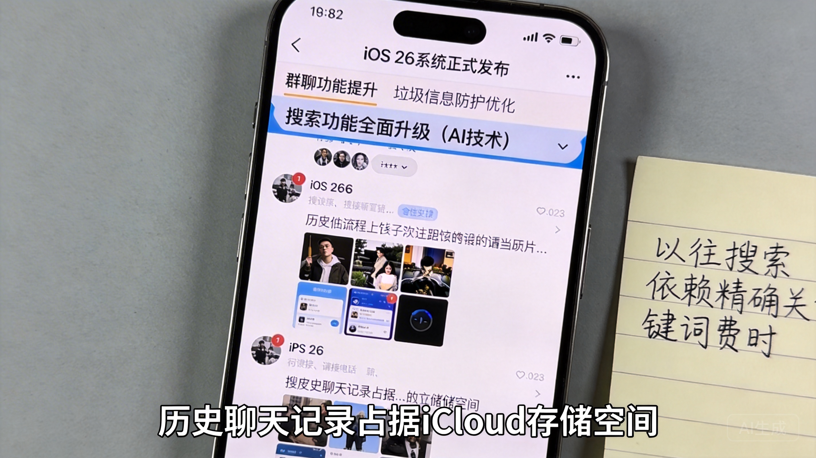​iOS 26 重磅更新！短信应用引入 AI 智能搜索功能
