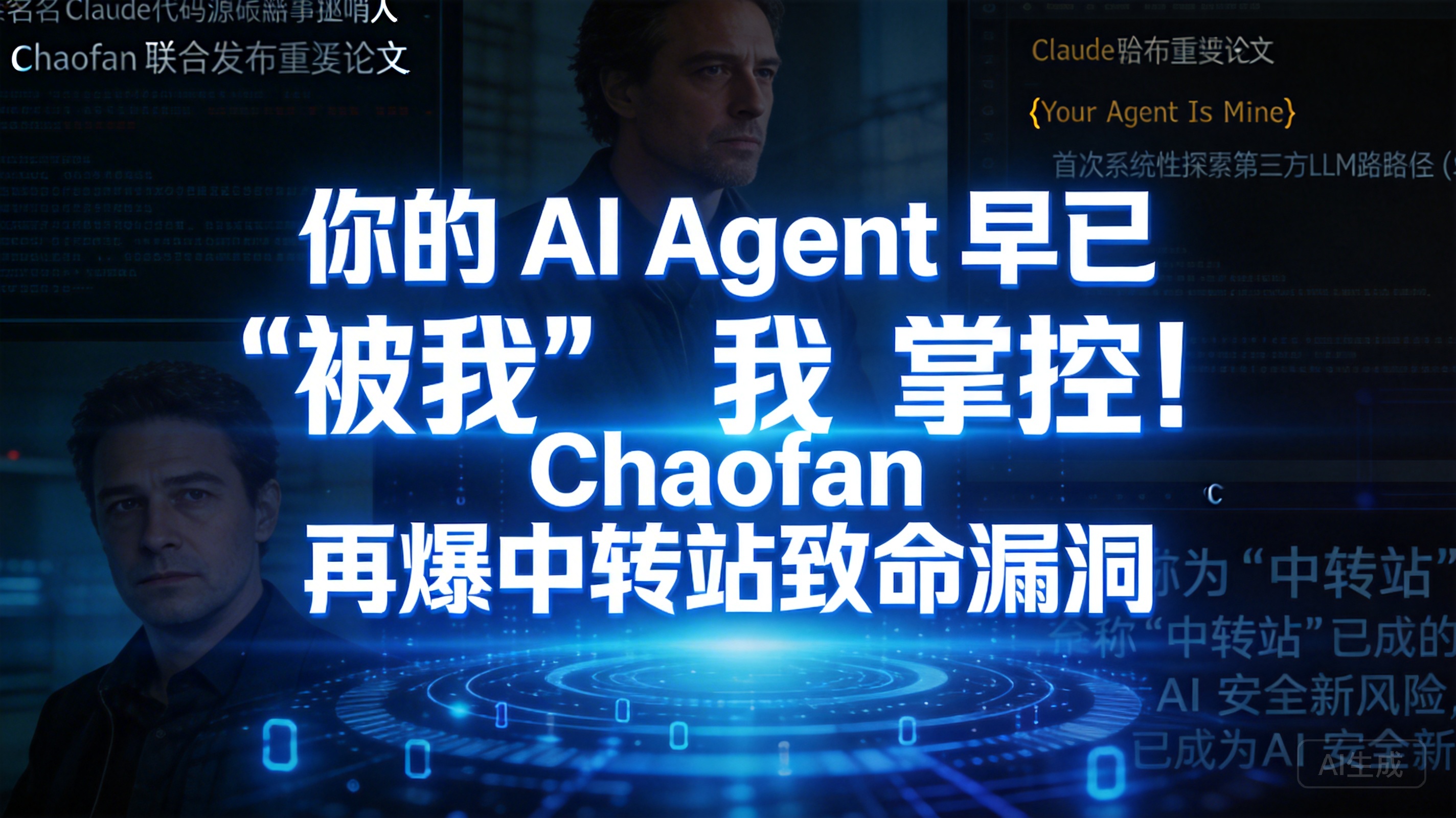 你的 AI Agent 早已“被我”掌控！Chaofan …