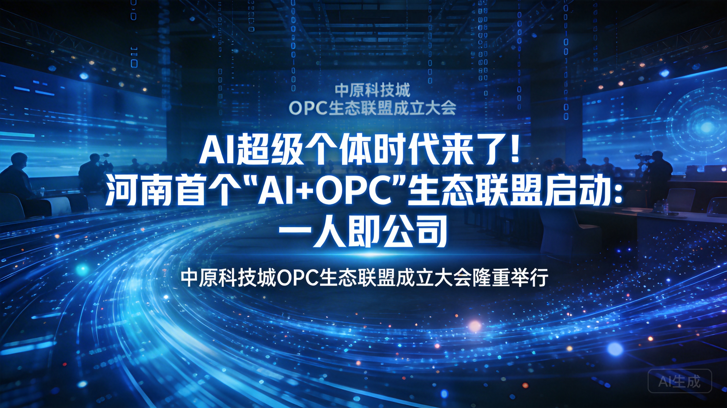 ​AI 超级个体时代来了！河南首个“AI+OPC”生态联盟…