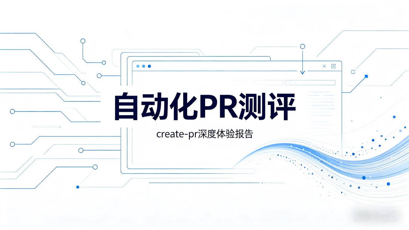 效率革命 or 鸡肋功能？深度测评 create-pr SKILL：自动化PR工作流的真实力