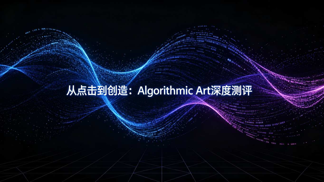 从“点击”到“创造”：Algorithmic Art SKILL深度测评 —— 一款让代码帮你画画的生成艺术技能