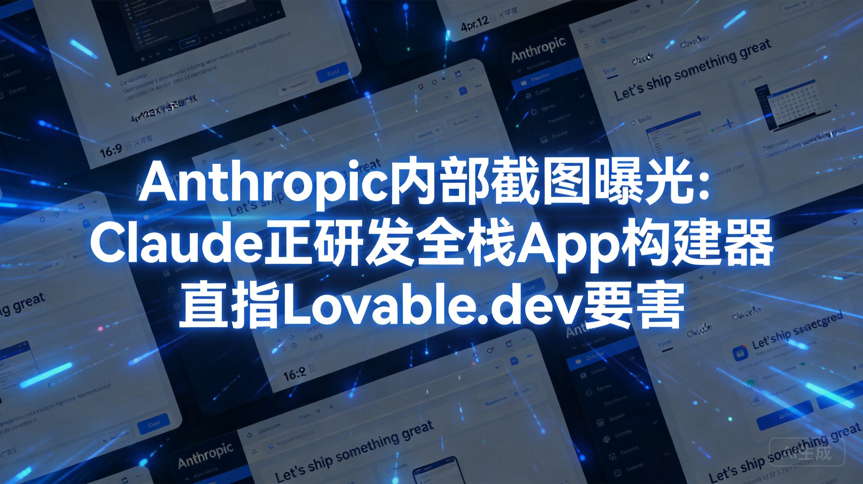 Anthropic内部截图曝光：Claude正研发全栈Ap…