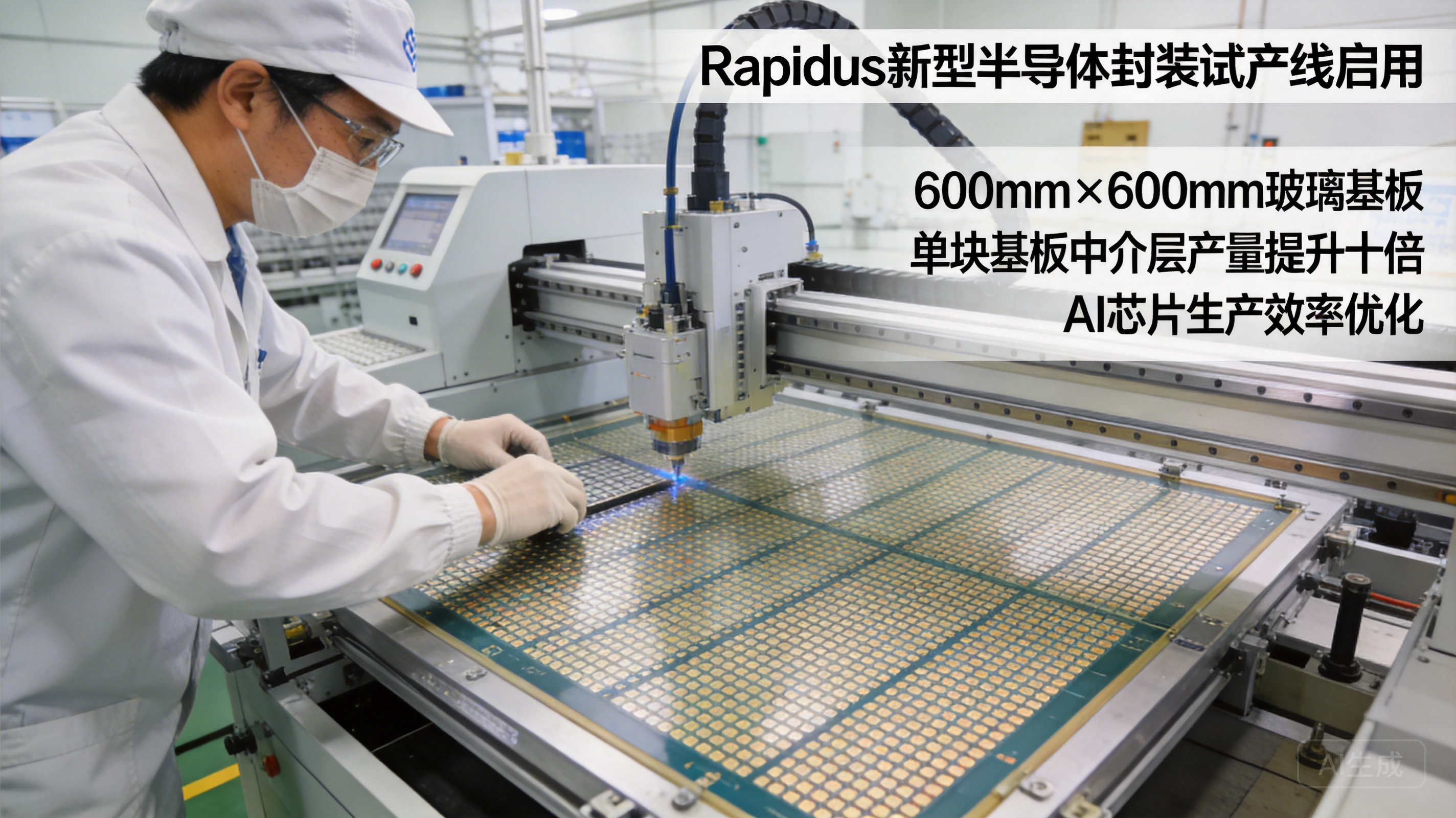 日本 Rapidus 正式启用 10 倍 AI 芯片生产效率封装线,力争赶超台积电