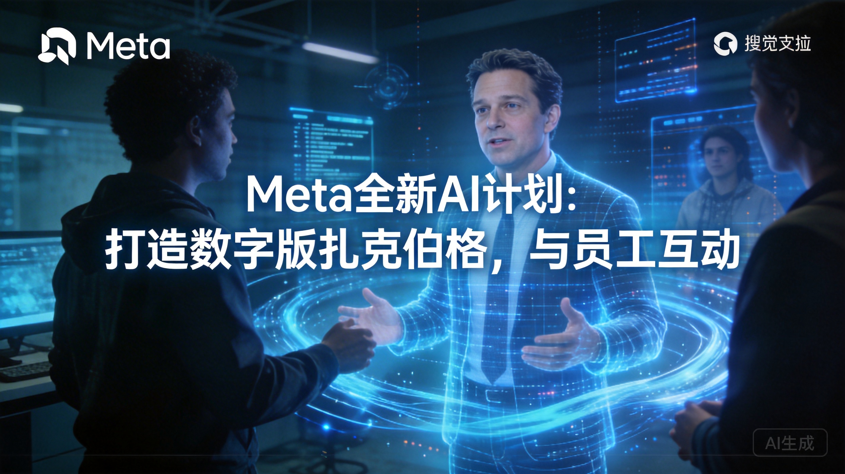 ​Meta 全新 AI 计划：打造数字版扎克伯格，与员工互…