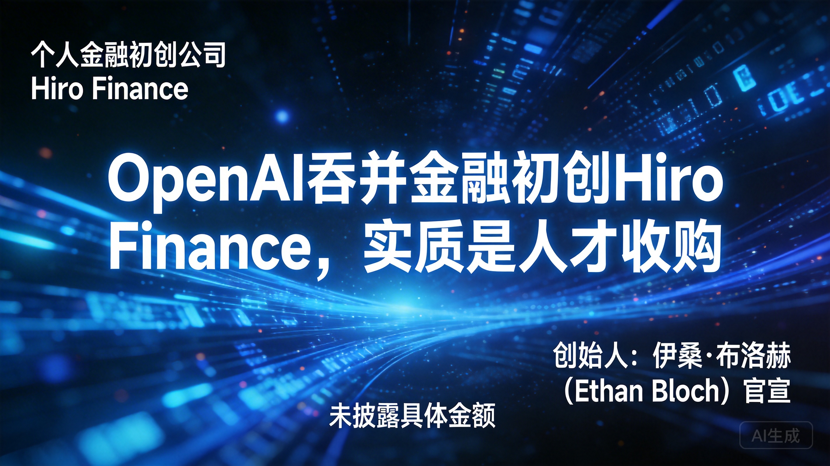 OpenAI 吞并金融初创 Hiro Finance，实质…