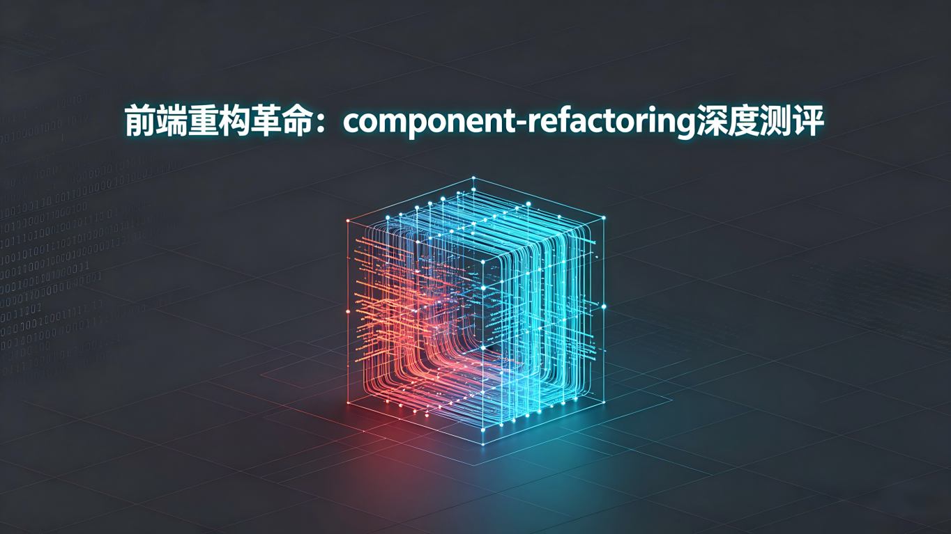测评报告：component-refactoring Skill —— 前端架构师的“代码手术刀”，重构效率革命深度解析