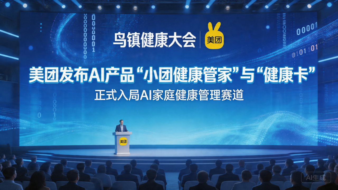 美团发布AI产品“小团健康管家”与“健康卡”，正式入局AI…