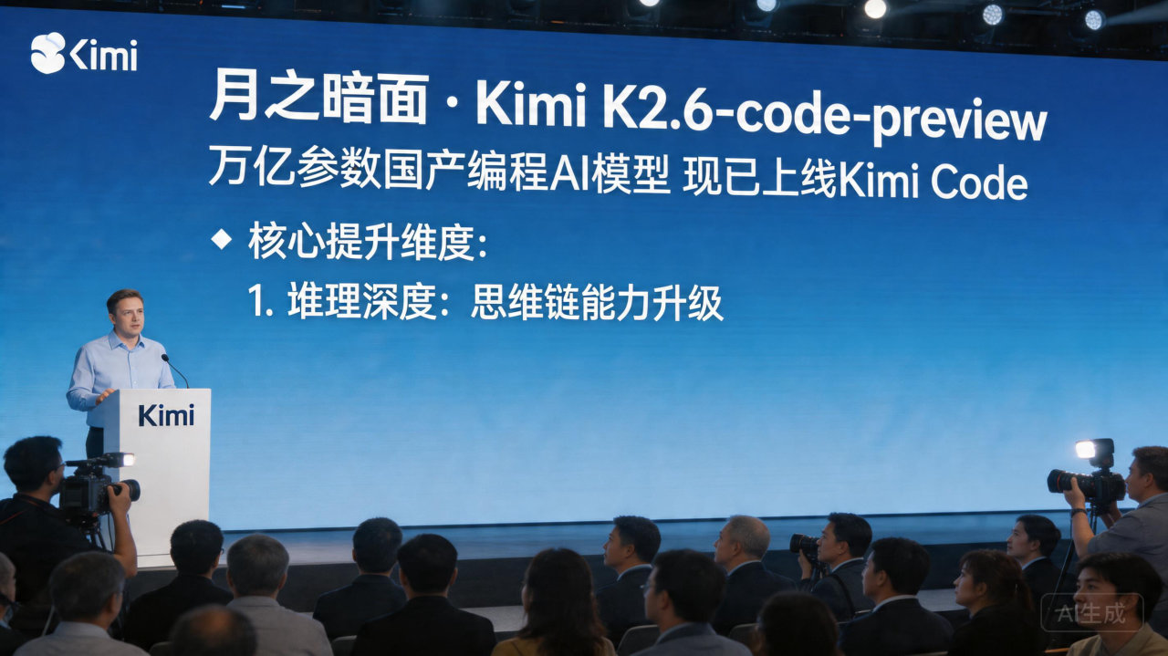 国产万亿大模型 Kimi K2.6-code 上线：对标 Sonnet 4.6 的编程新利器
