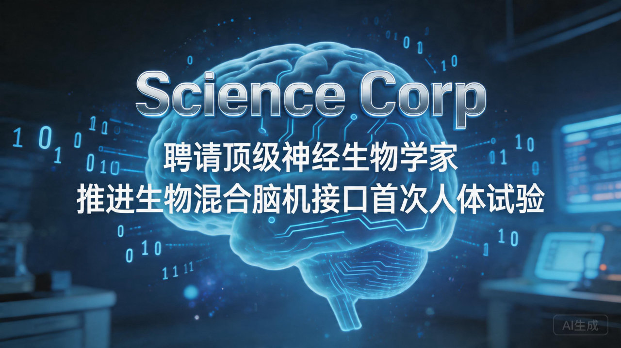 Science Corp 聘请顶级神经生物学家，推进生物混…