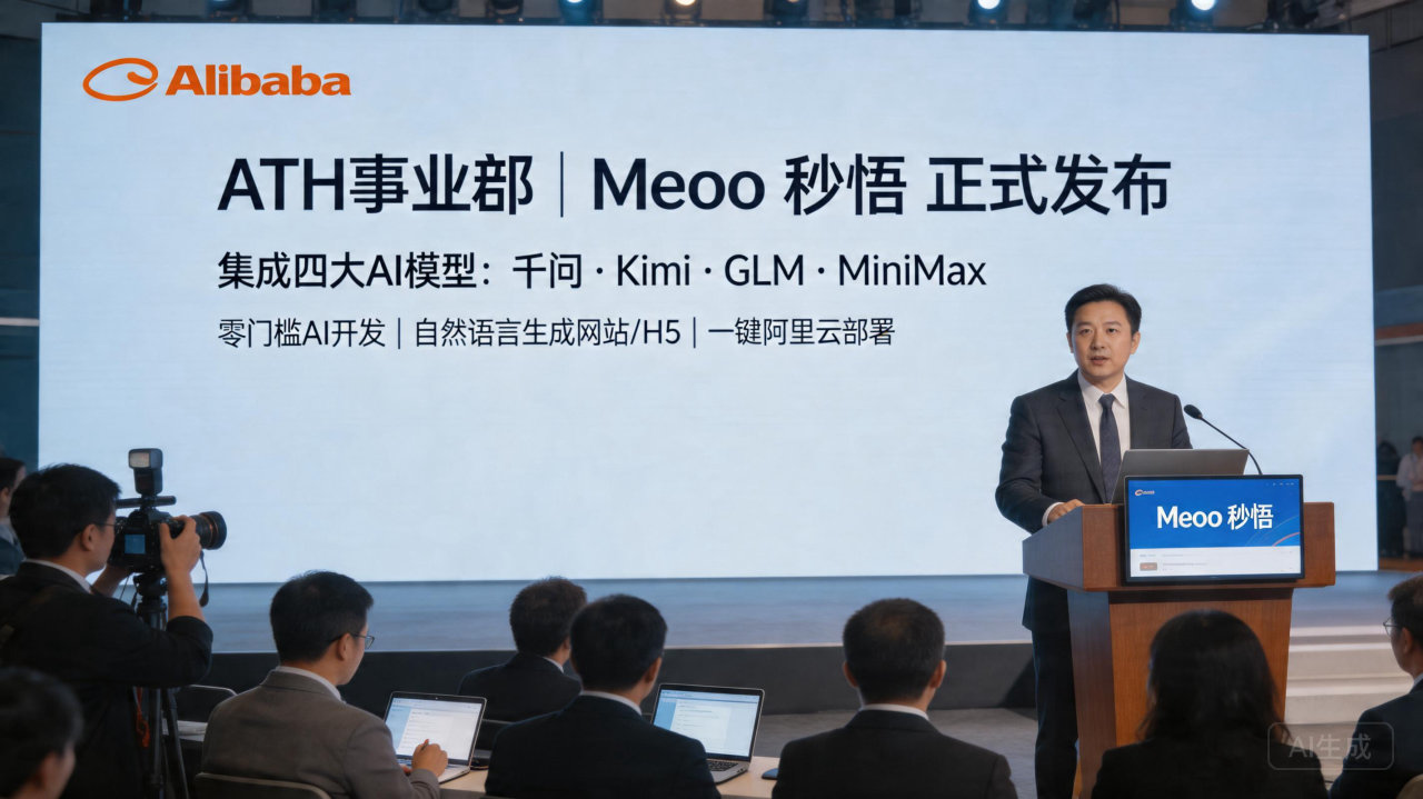 阿里发布 AI 开发工具 Meoo,助力零门槛创意变现!