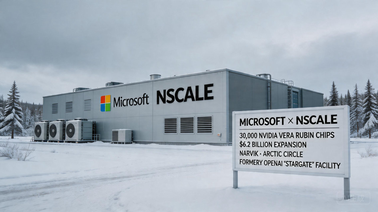 微软接手挪威数据中心，增购 3 万块英伟达芯片
