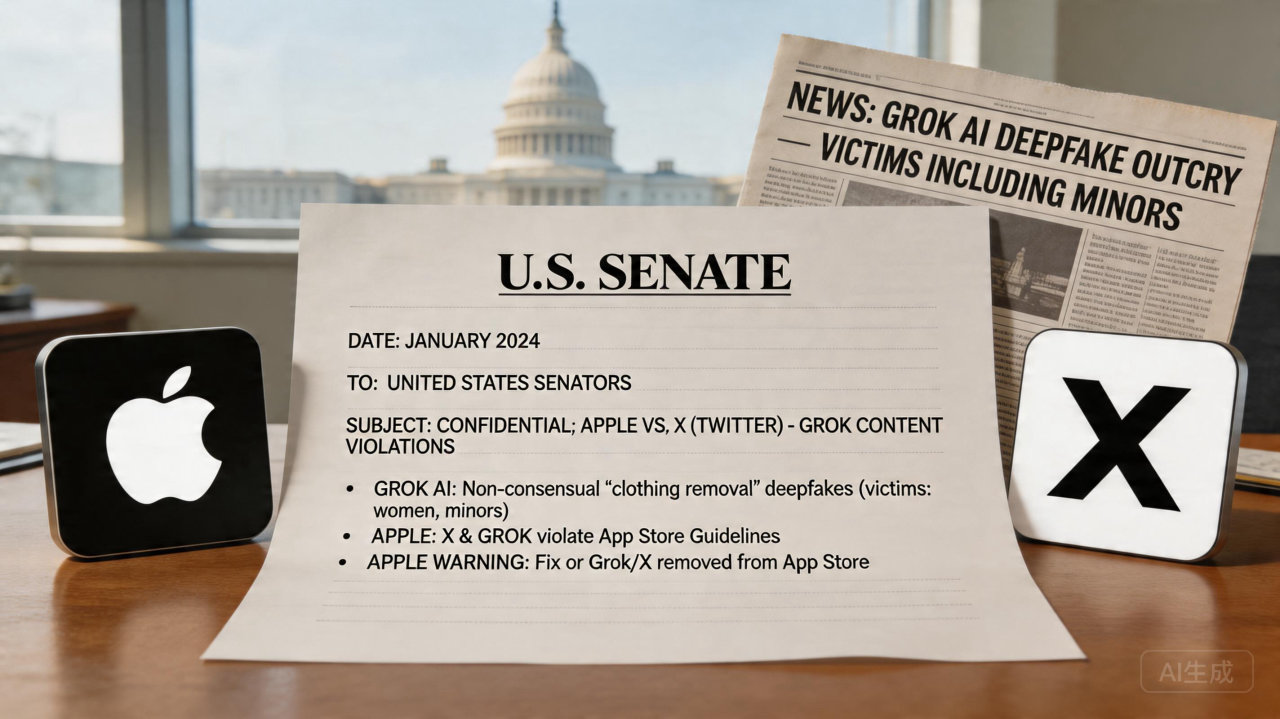 苹果曾秘密警告马斯克：Grok再不整改就下架
