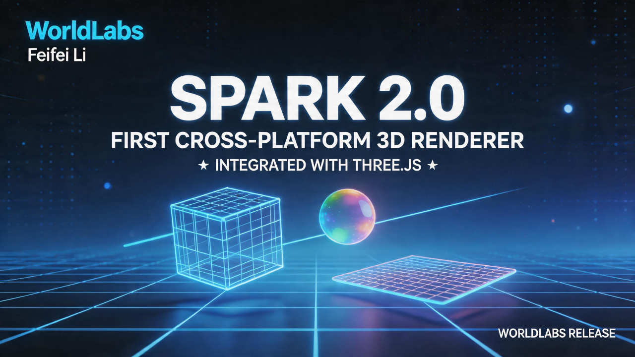 李飞飞创业公司WorldLabs发布Spark2.0:首个…
