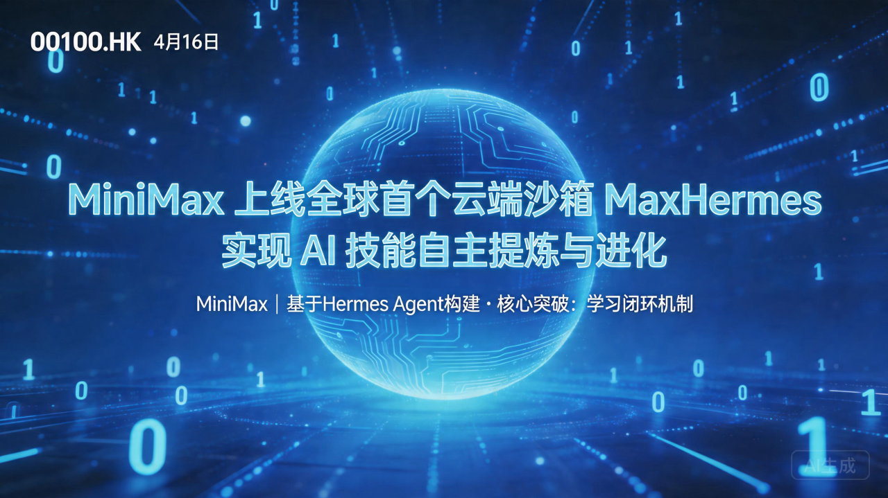 MiniMax 上线全球首个云端沙箱 MaxHermes，…